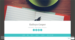 Desktop Screenshot of kathryncooperwrites.com